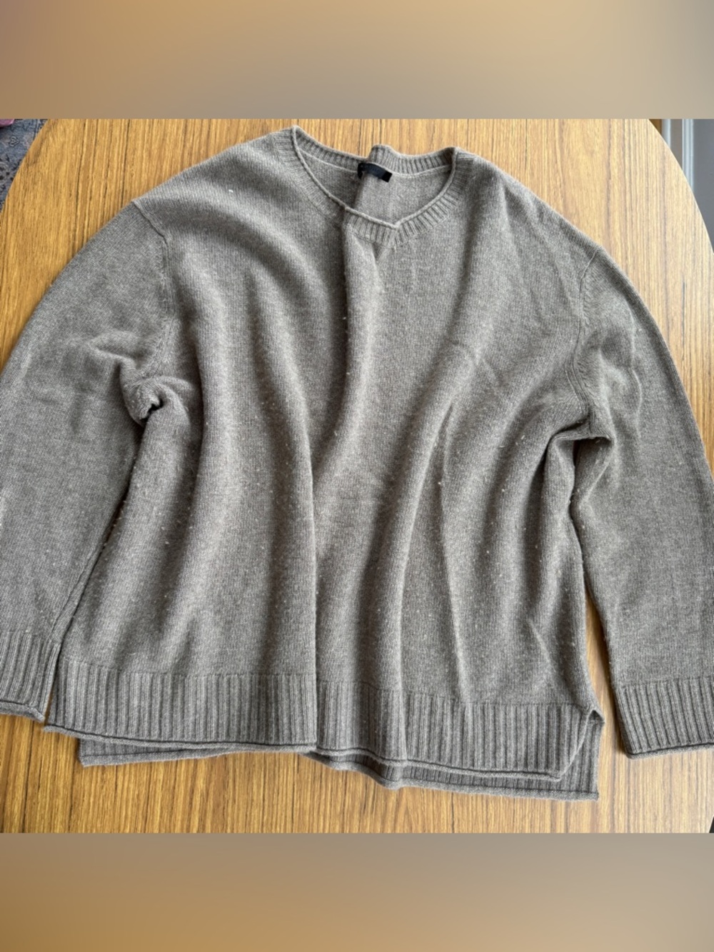 Jenni Kayne Camel Cashmere Wool Blend Sweater 2X